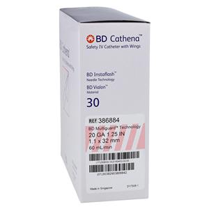 Cathena Catheter Access Device Shielded 20 Gauge 1-1/4" Pink 30/Bx, 4 BX/CA