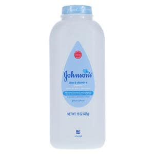 Johnson's Powder Cornstarch/Aloe/Vitamin E Baby White Disposable...