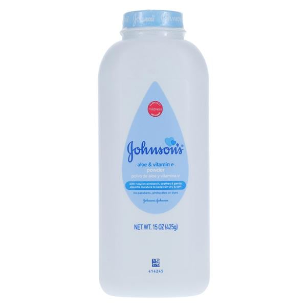Johnson's Powder Cornstarch/Aloe/Vitamin E Baby White Disposable...