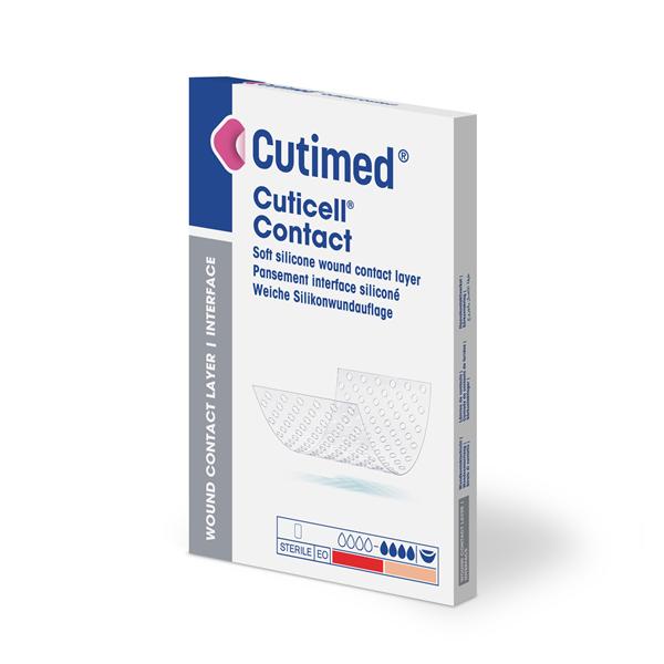 Cuticell Wound Dressing Silicone-Coated Fabric 4x7" Strl NAdhs Lo Adh Trans LF