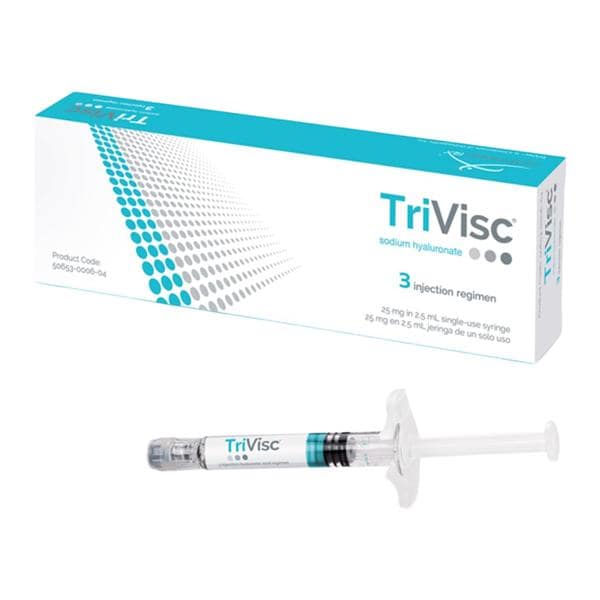 TriVisc Injection 25mg/2.5mL Qty 50-149 Prefilled Syringe