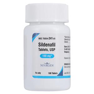 Sildenafil Tablets 100mg Bottle 100/Bottle Each