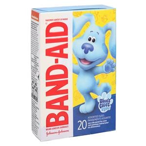 Adhesive Bandage Fabric Assorted Blues Clues & You 20/Box, 24 BX/...