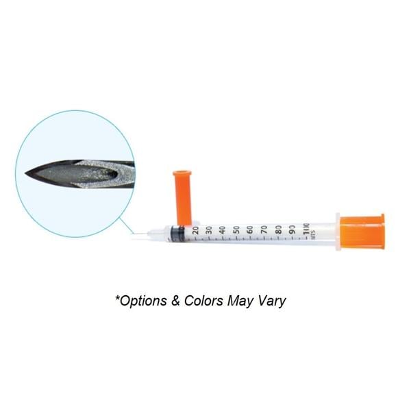 Syringe/Needle EasyTouch Insulin 30g 5/16" U-100 0.3cc Aluminum/...
