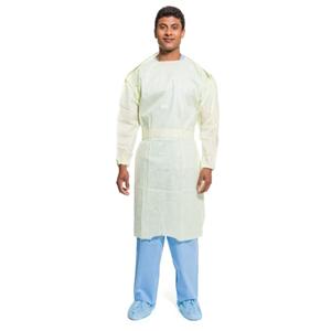 Protective Gown AAMI Level 2 Medium Weight SMS X-Large Blue 100/Ca