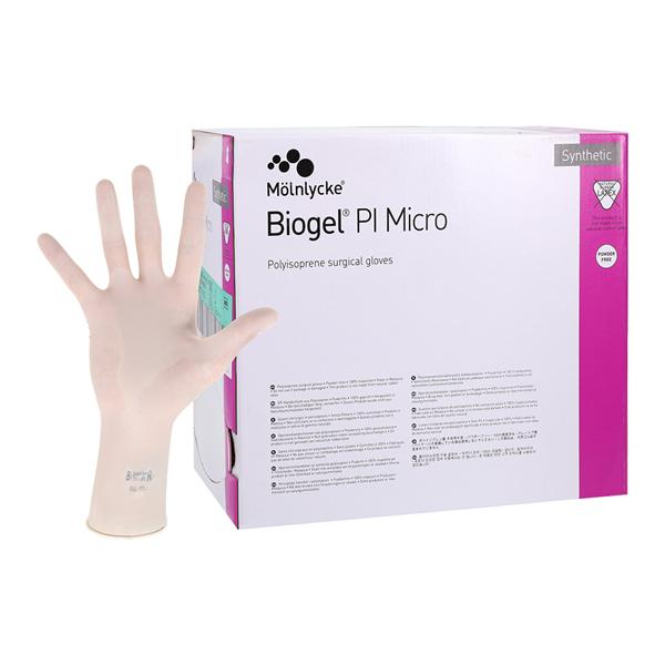 Biogel PI Micro Polyethylene Surgical Gloves 8.5 Straw 50/Box, 4...