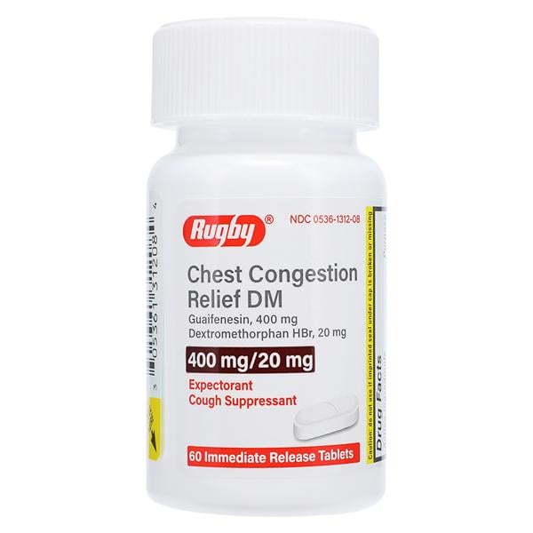 Guaifenesin DM IR Tablets 400/20mg 60/Bottle