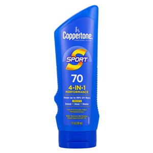 Coppertone Sport Sunscreen Lotion Fragrance Free Skin Adult 7oz W...