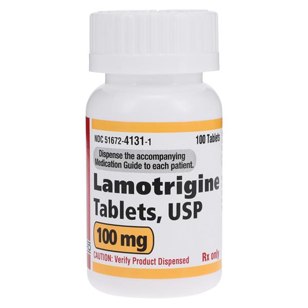 Lamotrigine Tablets 100mg Bottle 100/Bottle Each