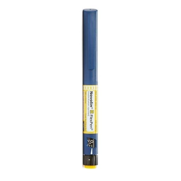 Novolin R FlexPen Injection 100U/mL Prefilled Pen 3mL 5/Package