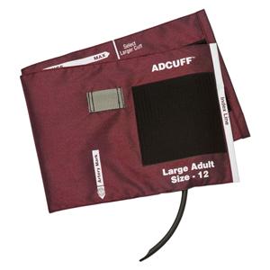 Adcuff Cuff & Bladder Large Burgundy Latex-Free Ea
