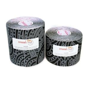 Dynamic Eco Tape Plastic 3x16.4" Black/Gray 4/Bx