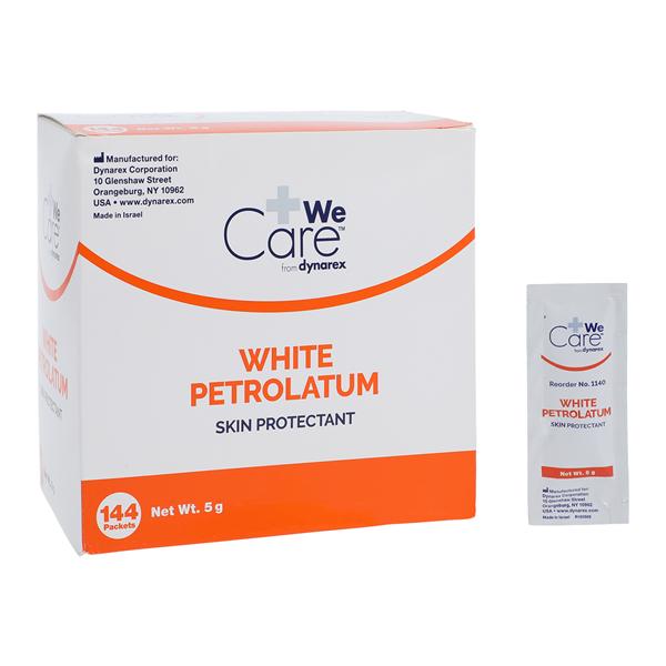 Foil Pack Petrolatum 5gm White 144/Bx, 6 BX/CA