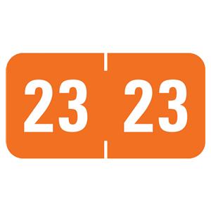 Profile Match 2023 End Tab Label Orange 500/Rl