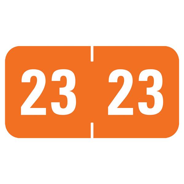 Profile Match 2023 End Tab Label Orange 500/Rl