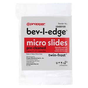 Bev-L-Edge Frosted Microscope Slide 3x1" Frosted With Beveled Edg...