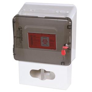 Sharps Container White 17x13.5x6.25" Kylck Plstc f/ Hrlf Emrgncy Crsh Crt Ea