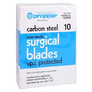 Blade Surgical Carbon Steel #10 Nostril Non-Sterile Disposable 15...