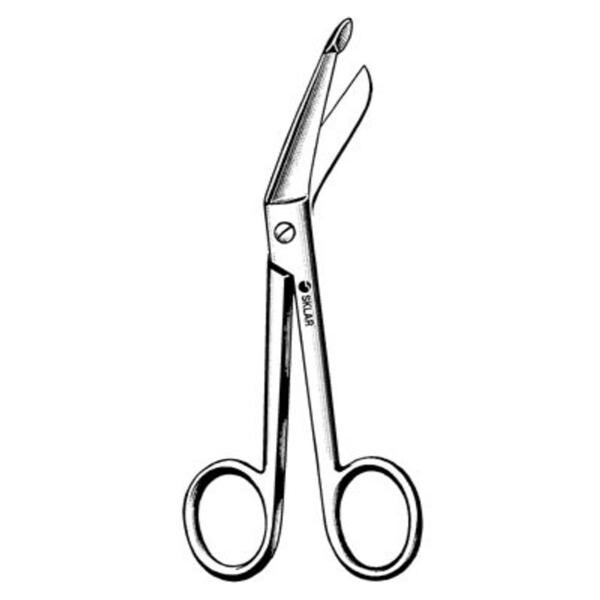 Scissors 3 1/2 in Blunt/Blunt Angled Lister Bandage Smooth Ea