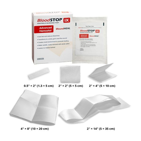 BloodSTOP IX Carboxymethyl Cellulose Dressing Dressing 2x4" Sterile Adherent