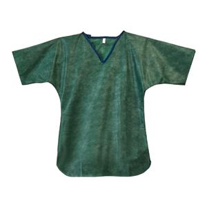 Scrub Shirt _ Green Pediatric Non Woven Disposable 30/Ca