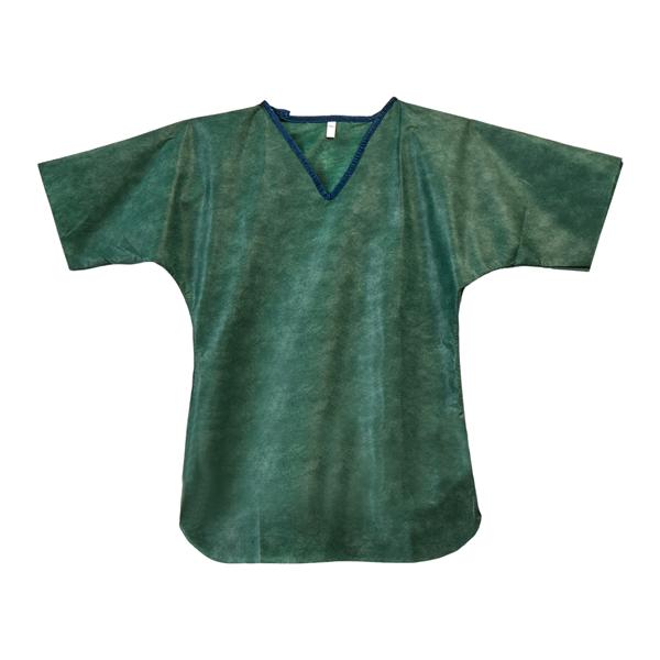 Scrub Shirt _ Green Pediatric Non Woven Disposable 30/Ca