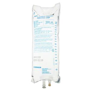 Injectable Solution 0.9% Sodium Chloride 1000mL Bag DEHP-Free Eac...