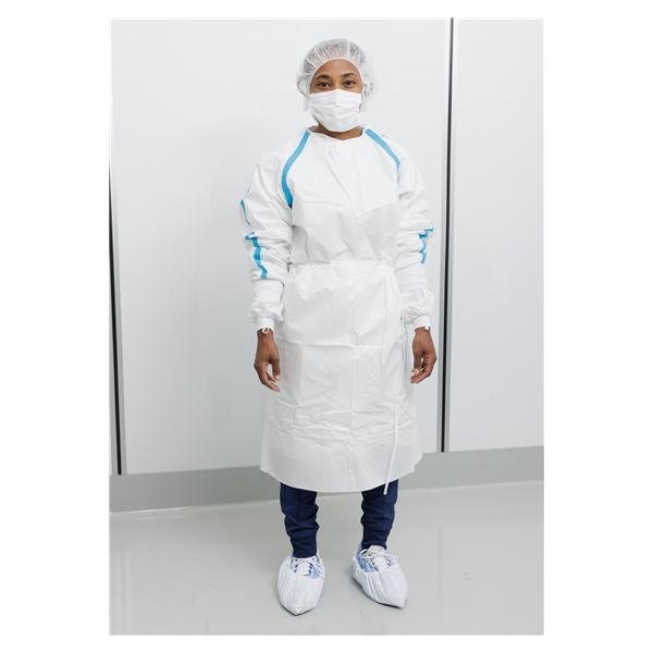 CritiGear Chemo Gown Size 4/5XL With Thumb Loop 30/Case