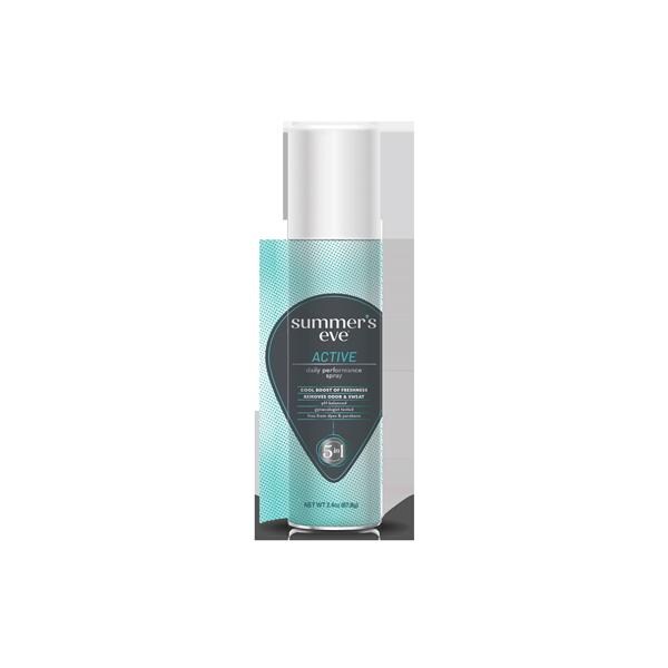 Summer's Eve Active Spray 2oz Moisture Absorbent Fresh Scent 24/C...