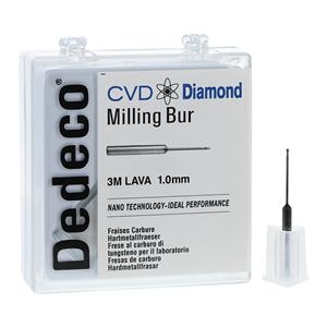 CVD Diamond Milling Bur 1.0mm Ea