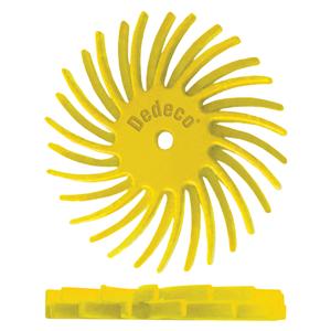Sunburst Finishing & Polishing Abrasive Wheel Yellow Box 12/Bx