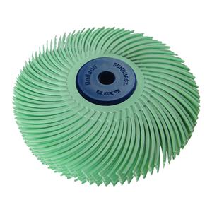 Sunburst Finishing & Polishing Abrasive Wheel Light Green Ea