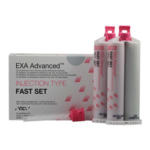 EXA ADVANCED Impression Material Injection Fst St 48 mL Inj Refill w/ Tips 2/Pk