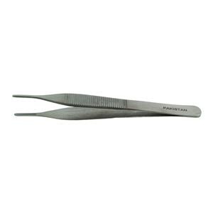 Adson Dressing Forceps Straight 4-3/4" Stainless Steel Sterile 10/Bx