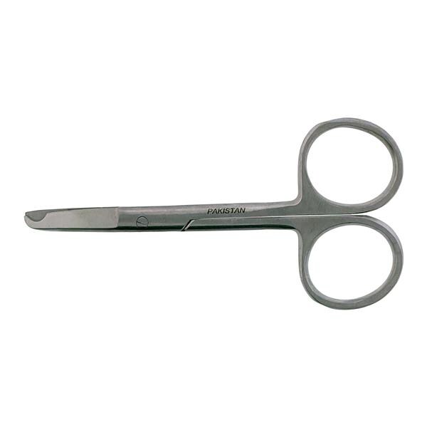 Spencer Stitch Scissor Straight 3-1/2" Stainless Steel Sterile Disposable 10/BX