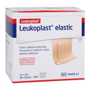 Leukoplast Patch Bandage Elastic/Fabric 1-1/2x2" Tan Sterile 100/Bx