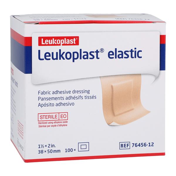 Leukoplast Patch Bandage Elastic/Fabric 1-1/2x2" Tan Sterile 100/Bx