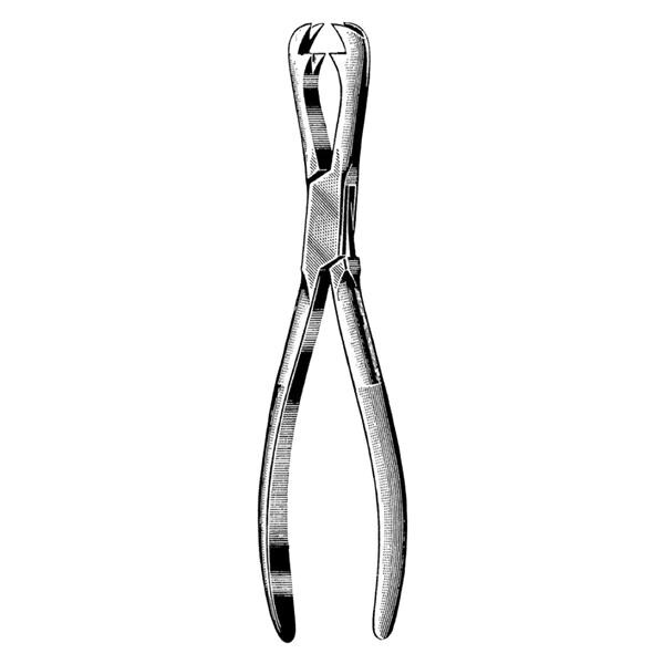 Ferguson Bone Holding Forceps Straight 8-1/2" Stainless Steel Non-Sterile EA