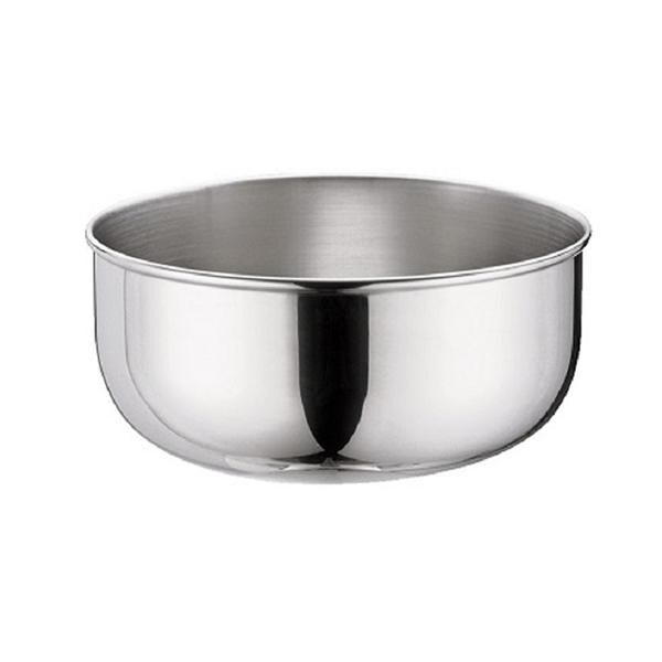 Sponge Bowl Round Stainless Steel Silver 1qt
