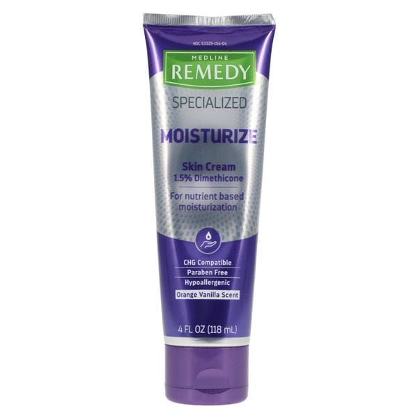 Remedy Intsv Skn Rpr Cream Dmthcn5% 4oz Wht Orng Vnl Ttl Bdy Hyplrgnc LF 4oz/Tb, 12 TB/CA