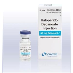Haloperidol Decanoate Injection 50mg/mL SDV 1mL Each