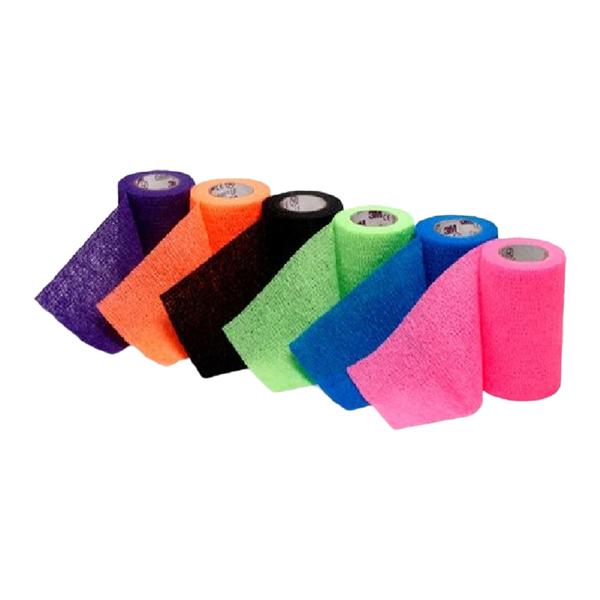 Coban Wrap Bandage Elastic/Non-Woven 4"x5yd Blue Non-Sterile 18/Ca