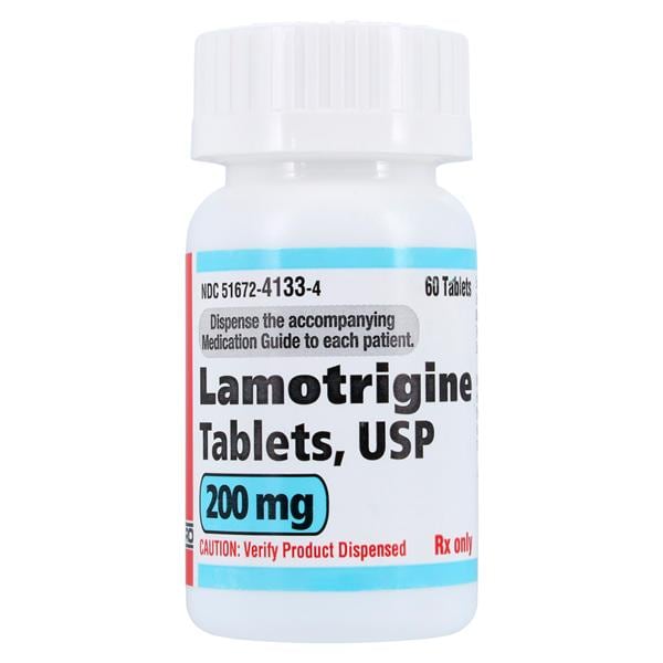 Lamotrigine Tablets 200mg Bottle 60/Bottle Each