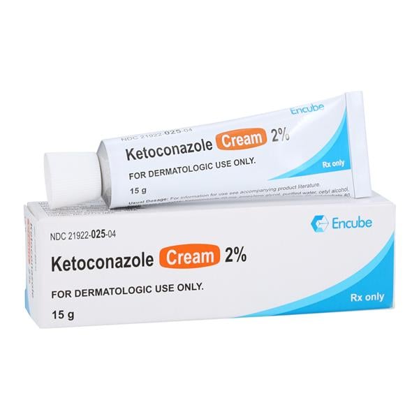 Ketoconazole Topical Cream 2% Tube 15gm Each
