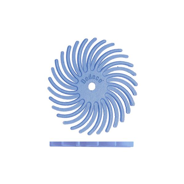Sunburst Finishing & Polishing Abrasive Radial Blue 12/Pk