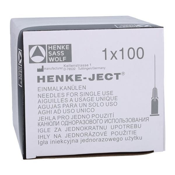 Needle 22g 3/4" Hypodermic Standard 100/Box, 30 BX/CA