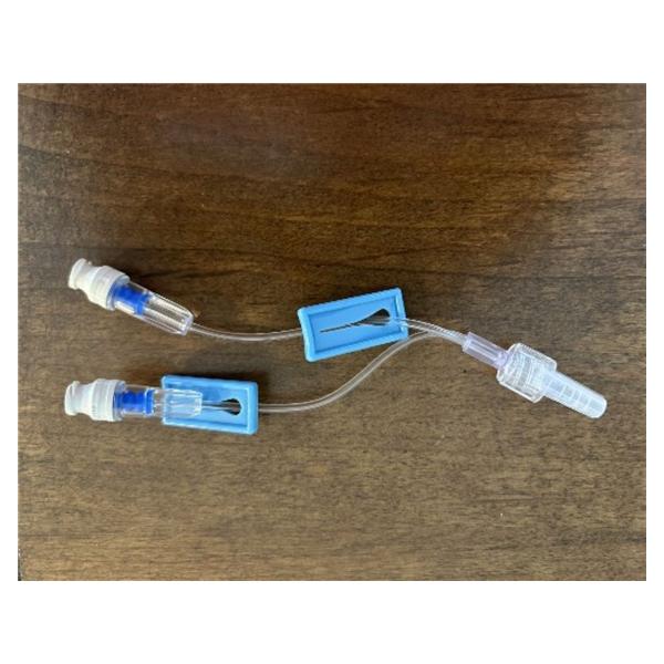 Bifurcated Extension Set 4" Rotating Male Luer Lock/Female Luer Lock 50/Ca