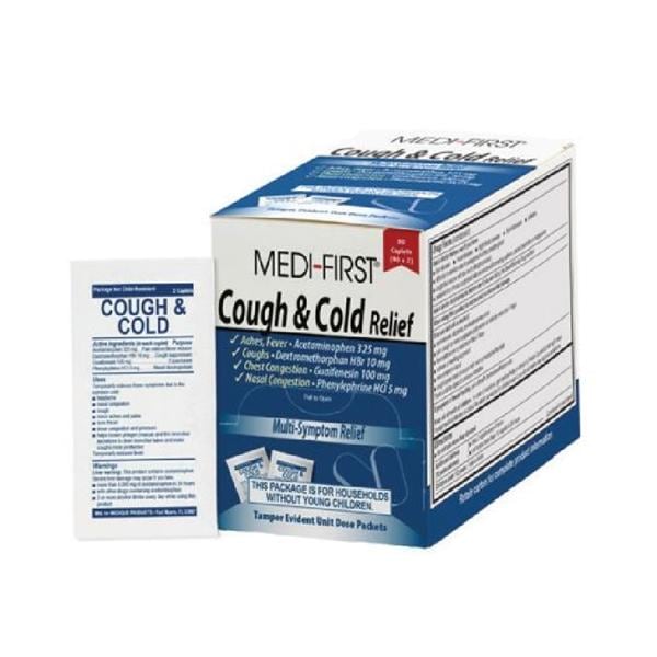 Medi-First Cough & Cold Relief Caplets 325/10/100/5mg 40x2/Box