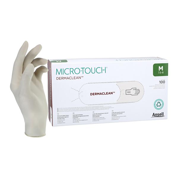 MICRO-TOUCH DermaClean Exam Gloves Medium Standard Cream Non-Sterile