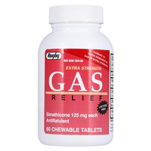 Simethicone Chewable Tablets 125mg Bottle 60/Bottle